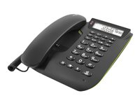 Doro Comfort 3005 - Téléphone filaire - système de répondeur avec ID d'appelant - noir 5883