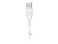 Belkin BOOST CHARGE - Câble Lightning - USB mâle pour Lightning mâle - 1 m - blanc CAA008BT1MWH