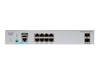 Cisco Catalyst 2960L-8TS-LL - Commutateur - Géré - 8 x 10/100/1000 + 2 x Gigabit SFP (liaison montante) - de bureau, Montable sur rack WS-C2960L-8TS-LL