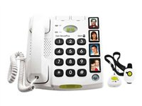 DORO Care SecurePlus - Téléphone filaire - blanc 4209