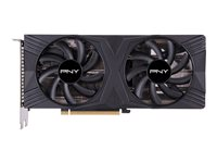 PNY GeForce RTX 4060 Ti 16G VERTO Dual Fan - Carte graphique - GeForce RTX 4060 Ti - 16 Go GDDR6 - PCIe 4.0 x16 - HDMI, 3 x DisplayPort VCG4060T16DFXPB1