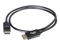 C2G DisplayPort Cable with Latches - Câble DisplayPort - DisplayPort (M) pour DisplayPort (M) - 2 m - verrouillé - noir 84401