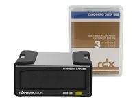 Overland Tandberg RDX QuikStor - Lecteur de disque - RDX - SuperSpeed USB 3.0 - externe - avec cartouche 3 TB 8881-RDX