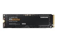 Samsung 970 EVO Plus MZ-V75S500BW - SSD - chiffré - 500 Go - interne - M.2 2280 - PCIe 3.0 x4 (NVMe) - mémoire tampon : 512 Mo - AES 256 bits - TCG Opal Encryption MZ-V7S500BW