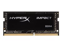 HyperX Impact - DDR4 - module - 4 Go - SO DIMM 260 broches - 2400 MHz / PC4-19200 - CL14 - 1.2 V - mémoire sans tampon - non ECC HX424S14IB/4