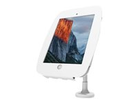 Compulocks Space Flex Arm iPad 12.9" Counter Top Kiosk White - Boîtier - Anti-vol - pour tablette - verrouillable - aluminium de haute qualité - blanc - pour Apple 12.9-inch iPad Pro (1ère génération, 2e génération) 159W290SENW