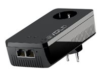 devolo dLAN pro 1200+ WiFi n - Pont - GigE, HomePlug AV (HPAV) - 802.11b/g/n - 2,4 Ghz - Branchement mural 9988