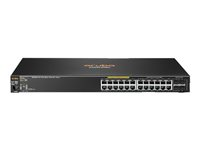 HPE Aruba 2530-24G-PoE+ - Commutateur - Géré - 24 x 10/100/1000 (PoE+) + 4 x Gigabit SFP - de bureau, Montable sur rack, fixation murale - PoE+ J9773A#ABB