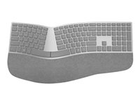 Microsoft Surface Ergonomic Keyboard - Clavier - sans fil - Bluetooth 4.0 - Français - gris alcantara - commercial 3SQ-00002