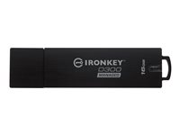 IronKey D300 Managed - Clé USB - chiffré - 16 Go - USB 3.0 - FIPS 140-2 Level 3 IKD300M/16GB