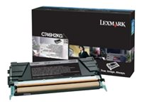 Lexmark - Noir - original - cartouche de toner Entreprise Lexmark - pour Lexmark C746dn, C746dtn, C746n, C748de, C748dte, C748e C746H3KG