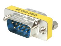 StarTech.com Changeur de genre série DB9 slim - Coupleur DB9 vers DB9 - Inverseur de genre série - M/M - Changeur de genre série - DB-9 (M) pour DB-9 (M) - pour P/N: IC232TTL GC9SM