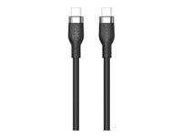 HyperJuice - Câble USB - 24 pin USB-C (M) pour 24 pin USB-C (M) - USB 2.0 - 2 m - gamme de puissance étendue (EPR), Alimentation USB (240 W) - noir HJ4002BKGL