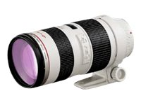 Canon EF - Téléobjectif zoom - 70 mm - 200 mm - f/2.8 L USM - Canon EF - pour EOS 1000, 1D, 50, 500, 5D, 7D, Kiss F, Kiss X2, Kiss X3, Rebel T1i, Rebel XS, Rebel XSi 2569A018