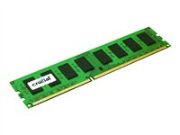 Crucial - DDR3 - module - 8 Go - DIMM 240 broches - 1600 MHz / PC3-12800 - mémoire sans tampon - ECC CT102472BD160B