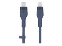 Belkin BOOST CHARGE - Câble Lightning - 24 pin USB-C mâle pour Lightning mâle - 1 m - bleu - pour Apple iPad/iPhone/iPod (Lightning) CAA009BT1MBL