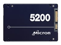 Micron 5200 ECO - Disque SSD - chiffré - 1920 Go - interne - 2.5" - SATA 6Gb/s - AES 256 bits - Self-Encrypting Drive (SED), TCG Enterprise MTFDDAK1T9TDC-1AT16ABYY