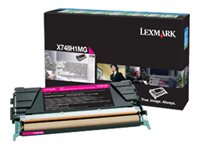 Lexmark - À rendement élevé - magenta - original - cartouche de toner LRP - pour Lexmark XS748de 24B5702