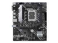 ASUS PRIME H610M-A D4 - Carte-mère - micro ATX - Socket LGA1700 - H610 Chipset - USB 3.2 Gen 1, USB 3.2 Gen 2 - Gigabit LAN - carte graphique embarquée (unité centrale requise) - audio HD (8 canaux) 90MB19P0-M0EAY0