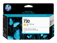 HP 730 - 130 ml - jaune - original - DesignJet - cartouche d'encre - pour DesignJet SD Pro MFP, T1600, T1600dr, T1700, T1700dr, T1708, T1708dr, T2600, T2600dr P2V64A