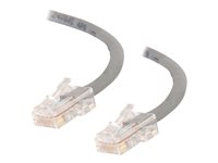 C2G Câble de raccordement réseau Cat5e non amorcé non blindé (UTP) - Cordon de raccordement - RJ-45 (M) pour RJ-45 (M) - 15 m - UTP - CAT 5e - bloqué, uniboot - gris 83008