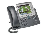 Cisco Unified IP Phone 7975G - Téléphone VoIP - SCCP, SIP - 8 lignes - argent, gris foncé CP-7975G=