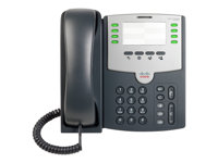 Cisco Small Business SPA 501G - Téléphone VoIP - SIP, SIP v2, SPCP - multiligne - argent, gris foncé - pour Small Business Pro Unified Communications 320 with 4 FXO SPA501G