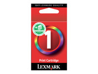 Lexmark Cartridge No. 1 - Couleur (cyan, magenta, jaune) - originale - cartouche d'encre - pour Lexmark X2310, X2330, X2350, X2450, X2470, X2470m, X3430, X3450, X3470, Z730, Z735 18CX781E