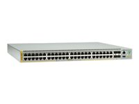Allied Telesis AT x510L-52GP - Commutateur - C3 - Géré - 48 x 10/100/1000 (PoE+) + 4 x 10 Gigabit Ethernet (on Demand) / 1 Gigabit Ethernet SFP+ - Montable sur rack - PoE+ (185 W) AT-X510L-52GP-50