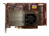 Broadcom MegaRAID MR416i-p - Contrôleur de stockage (RAID) - 16 Canal - SATA 6Gb/s / SAS 12Gb/s / PCIe 4.0 (NVMe) - RAID RAID 0, 1, 5, 6, 10, 50, 60 - PCIe 4.0 x8 - pour ProLiant DL325 Gen10, DL345 Gen10, DL360 Gen10, DL365 Gen10, DL380 Gen10, DL385 Gen10 P06367-B21