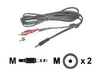 MCL Samar - Câble audio - jack mini mâle pour RCA mâle - 2.5 m MC720-2.5M
