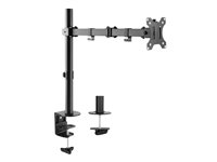 Neomounts FPMA-D550 - Kit de montage - pleine action - pour Écran LCD - acier - noir - Taille d'écran : 10"-32" - pinces montables, oeillet, montrable sur bureau FPMA-D550BLACK