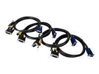Avocent - Câble série - HD-26 (M) pour HD-15 (VGA) (M) - 1.83 m (pack de 4) CBL0170-4