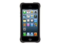 Griffin Survivor Core - Coque de protection pour téléphone portable - polycarbonate, élastomère thermoplastique (TPE) - noir, clair - pour Apple iPhone 5, 5s GB36413-2