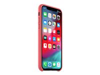 Apple - Coque de protection pour téléphone portable - cuir - rose pivoine - pour iPhone XS MTEU2ZM/A