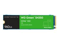 WD Green SN350 NVMe SSD WDS960G2G0C - SSD - 960 Go - interne - M.2 2280 - PCIe 3.0 x4 (NVMe) WDS960G2G0C