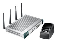 ZyXEL UAG2100 - Routeur sans fil - commutateur 4 ports - GigE - 802.11a/b/g/n - Bi-bande - Montable sur rack - avec ZyXEL SP350E Service Gateway Printer ZY-UAG2100