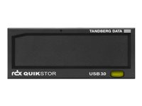 Overland Tandberg RDX QuikStor - Lecteur de disque - cartouche RDX - SuperSpeed USB 3.0 - interne - 3.5" - noir 8785-RDX