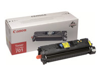Canon 701 - Jaune - original - cartouche de toner - pour ImageCLASS MF8180c; Laser Shot LBP-5200; LaserBase MF8180C 9284A003
