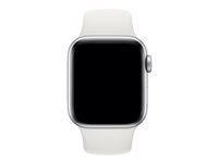 Apple 40mm Sport Band - Bracelet de montre pour montre intelligente - taille S/M & M/L - blanc - pour Watch (38 mm, 40 mm, 41 mm) MTP52ZM/A