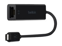 Belkin USB-C to Gigabit Ethernet Adapter - Adaptateur réseau - USB-C - Gigabit Ethernet x 1 - noir F2CU040BTBLK