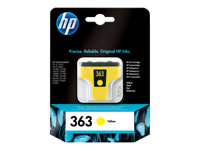 HP 363 - 6 ml - jaune - original - cartouche d'encre - pour Photosmart 31XX, 82XX, C5100, C5170, C5175, C5190, C5194, C6100, C6150, C6175, C7100 C8773EE#UUS