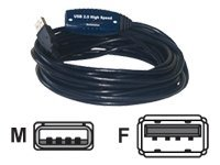 MCL Samar - Rallonge de câble USB - USB (M) pour USB (F) - USB 2.0 - 5 m - actif USB2-600