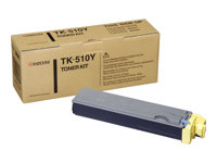 Kyocera TK 510Y - Jaune - original - kit toner - pour FS-C5020, C5025, C5030 1T02F3AEU0