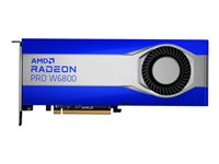 AMD Radeon Pro W6800 - Carte graphique - Radeon Pro W6800 - 32 Go GDDR6 - PCIe 4.0 x16 - 6 x Mini DisplayPort 100-506157