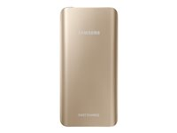 Samsung EB-PN920U - Banque d'alimentation - 5200 mAh - 2000 mA (USB) - or - pour Galaxy Core Prime VE, Note 4, Note Edge, S6, S6 edge, S6 edge+ EB-PN920UFEGWW