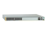 Allied Telesis AT x930-28GPX - Commutateur - C3 - Géré - 24 x 10/100/1000 (PoE+) + 4 x 1 Gigabit / 10 Gigabit SFP+ - de bureau, Montable sur rack AT-X930-28GPX