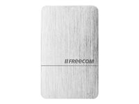 Freecom mSSD MAXX - Disque SSD - 512 Go - externe (portable) - USB 3.1 Gen 2 - Aluminium brossé 56394