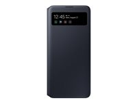 Samsung S View Wallet EF-EA715 - Étui à rabat pour téléphone portable - noir - pour Galaxy A71 EF-EA715PBEGEU