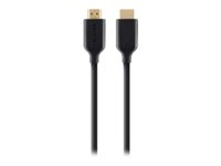 Belkin High Speed HDMI Cable with Ethernet - HDMI avec câble Ethernet - HDMI (M) pour HDMI (M) - 10 m - noir - support 4K F3Y021BT10M